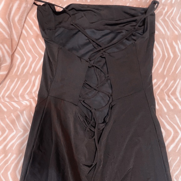 Garage Midi Strappy Back Cowl Dress - Picture 3 of 4